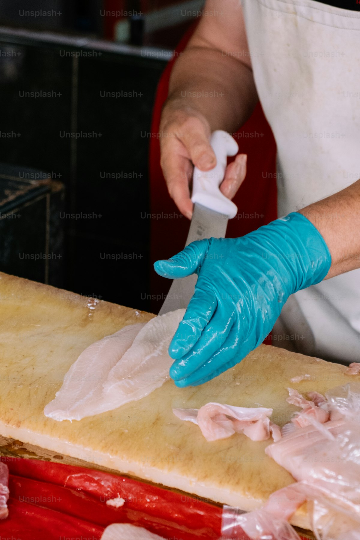 Fillet knife used to fillet a fresh catch